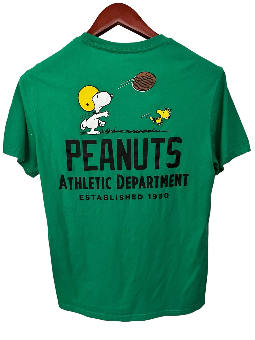 Peanuts Snoopy Football Tee M
